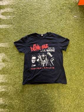 Blink-182 with Lil Wayne 2019 North American Tour T-Shirt Size Large
